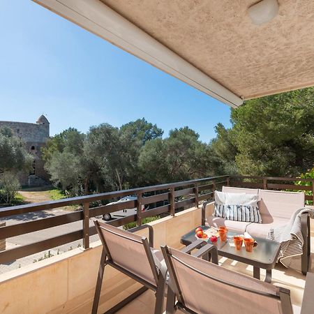 Alcanada Torre Mayor, Solo 50 Metros Del Mar Alcúdia Eksteriør bilde