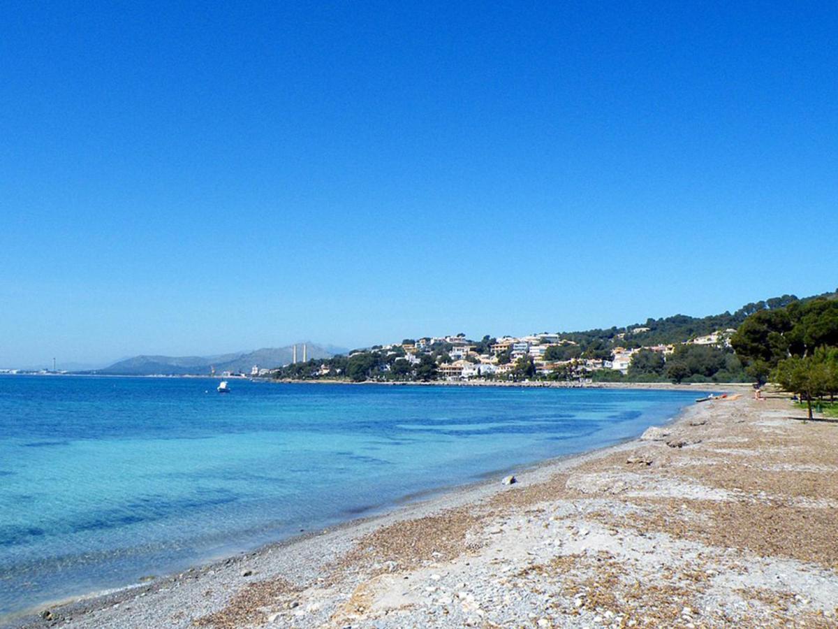 Alcanada Torre Mayor, Solo 50 Metros Del Mar Alcúdia Eksteriør bilde